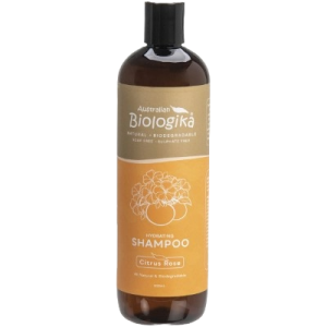 Organic Shampoo – Citrus Rose Hydrating 500ml (Biologika)