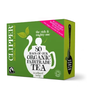 CLIPPER ORGANIC FAIR TRADE EVERYDAY TEA 80S